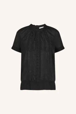 By bar agnes blouse | jet black^ Blusen