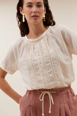 By bar agnes blouse | off white^ Blusen