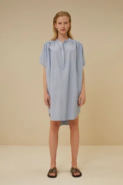 By bar amber pin stripe dress | indi grey^ Kleider