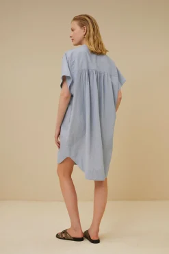 By bar amber pin stripe dress | indi grey^ Kleider