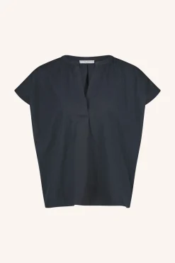 By bar amie poplin blouse | midnight^ Blusen