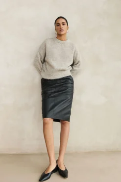 By bar basic leather skirt |^ Röcke