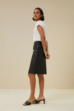 By bar basic leather skirt |^ Röcke