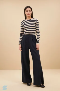 By bar basic ls big stripe top |^ Tops & Shirts