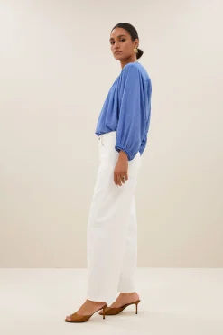 By bar becky athia blouse | sapphire blue^ Blusen