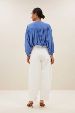 By bar becky athia blouse | sapphire blue^ Blusen