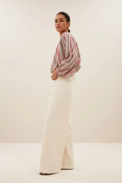 By bar becky multi stripe athia blouse | multi stripe^ Blusen