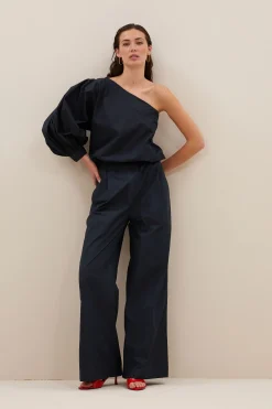By bar bella poplin blouse | midnight^ Blusen
