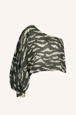 By bar bella zebra blouse | black zebra print^ Blusen