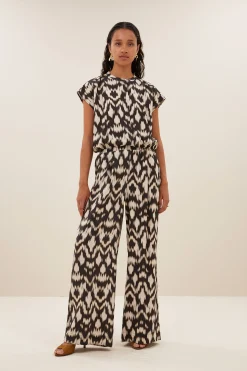 By bar benji brown batik pants | brown batik^ Hosen