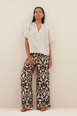 By bar benji brown batik pants | brown batik^ Hosen