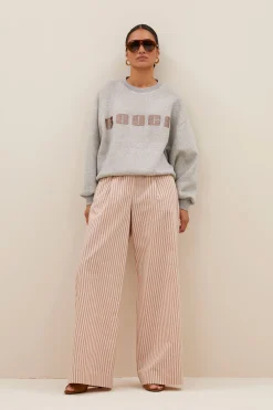 By bar benji copper stripe pants | copper small stripe^ Hosen