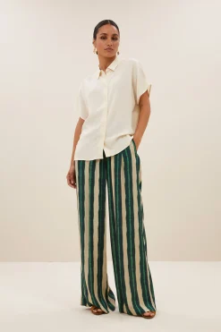 By bar benji tie dye pants | green tie dye stripe^ Hosen