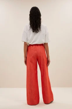 By bar benji twill pants | poppy red^ Hosen