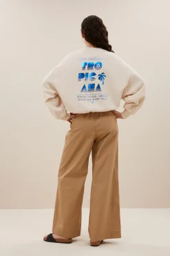By bar bibi dancing melee sweater | oyster melee^ Pullover|Strick