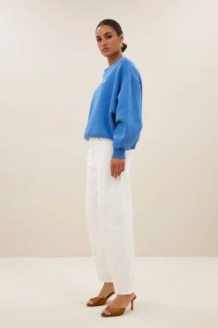 By bar bibi dancing sweater | queens blue^ Pullover|Strick