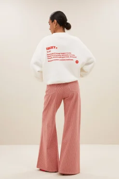By bar bibi dictionary big sweater | off white^ Pullover|Strick