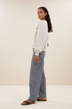 By bar bibi heavy sweater | light grey melee^ Pullover|Strick