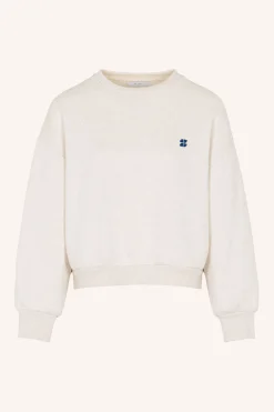 By bar bibi logo sweater | oyster melee^ Pullover|Strick