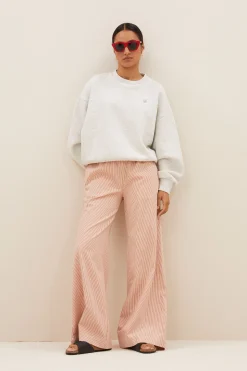 By bar bibi love sweater | light grey melee^ Pullover|Strick