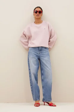 By bar bibi sparkle sweater | light pink^ Pullover|Strick