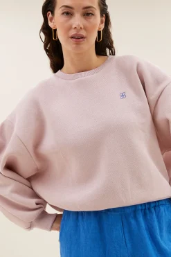 By bar bibi sparkle sweater | light pink^ Pullover|Strick