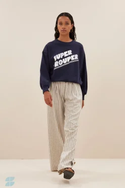 By bar bibi super sweater | uniform blue^ Pullover|Strick