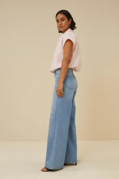 By bar bieke linen stripe blouse |^ Blusen