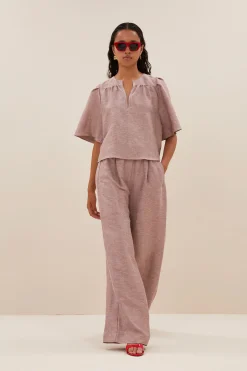 By bar blake gloss blouse | mellow rose^ Blusen