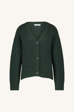 By bar bobbi cardigan | dark green^ Strickjacken