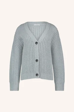 By bar bobbi cardigan | steel blue^ Strickjacken