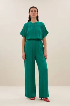 By bar bo dobby blouse | bright green^ Blusen