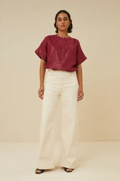 By bar bo metallic blouse |^ Blusen