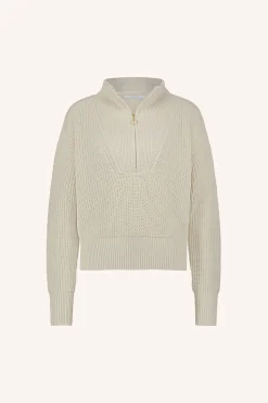 By bar boxy beau cotton pullover | off white^ Strick