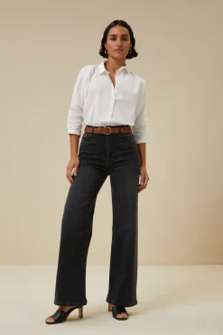By bar braided leather belt |^ Gürtel
