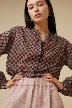 By bar cecile leaf blouse | leaf print^ Blusen