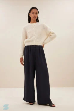 By bar cleo natural cardigan | off white^ Strickjacken