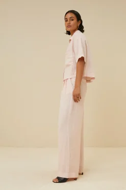 By bar cris linen blouse | cipria pink^ Blusen