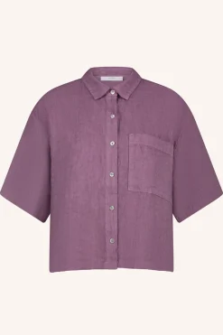 By bar cris linen blouse | lavender^ Blusen