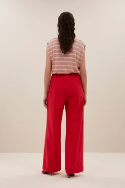 By bar diede nautic stripe top | red nautic stripe^ Tops & Shirts