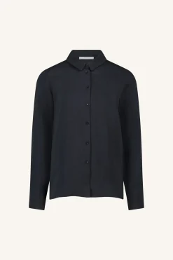 By bar donna satin stripe blouse |^ Blusen