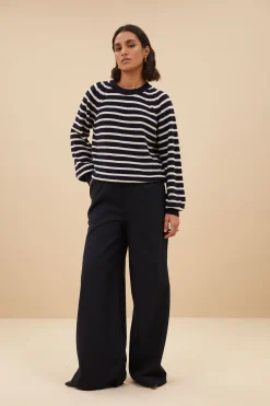 By bar duccio stripe pullover |^ Strick