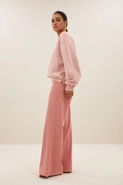 By bar femme stripe pants | red milky stripe^ Hosen