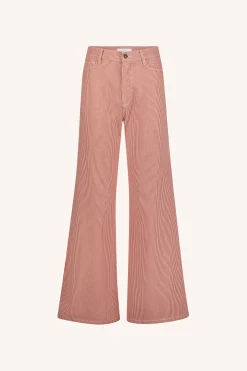 By bar femme stripe pants | red milky stripe^ Hosen