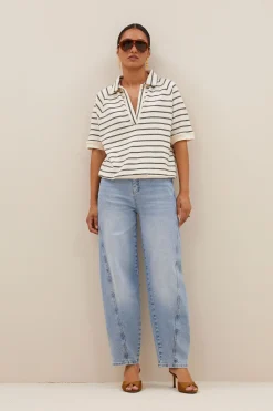 By bar harper breton stripe top | black breton stripe^ Tops & Shirts