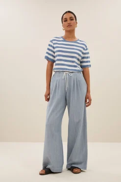By bar hope big stripe top | blue flame stripe^ Tops & Shirts