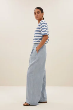 By bar hope big stripe top | blue flame stripe^ Tops & Shirts