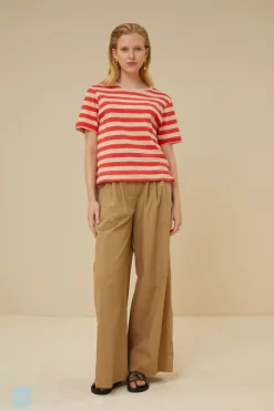 By bar hope big stripe top | poppy red^ Tops & Shirts