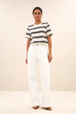 By bar hope stripe top | navy grain stripe^ Tops & Shirts