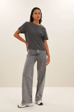 By bar hope thin stripe top | jet black^ Tops & Shirts